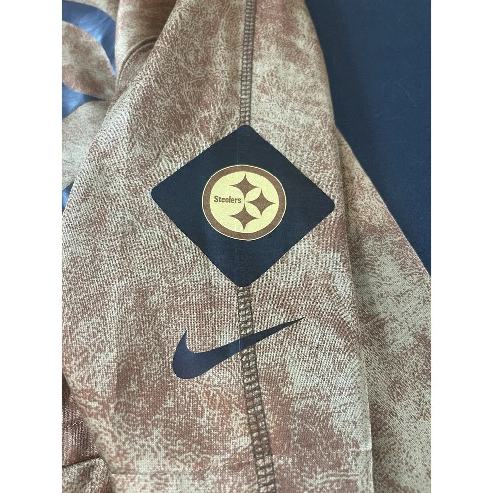 Nike NFL Pittsburgh Steelers Salute to Service Brown Hoodie Men’s XXXL